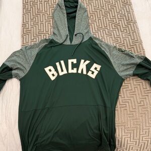 Fabletics Green and Gray Hoodie